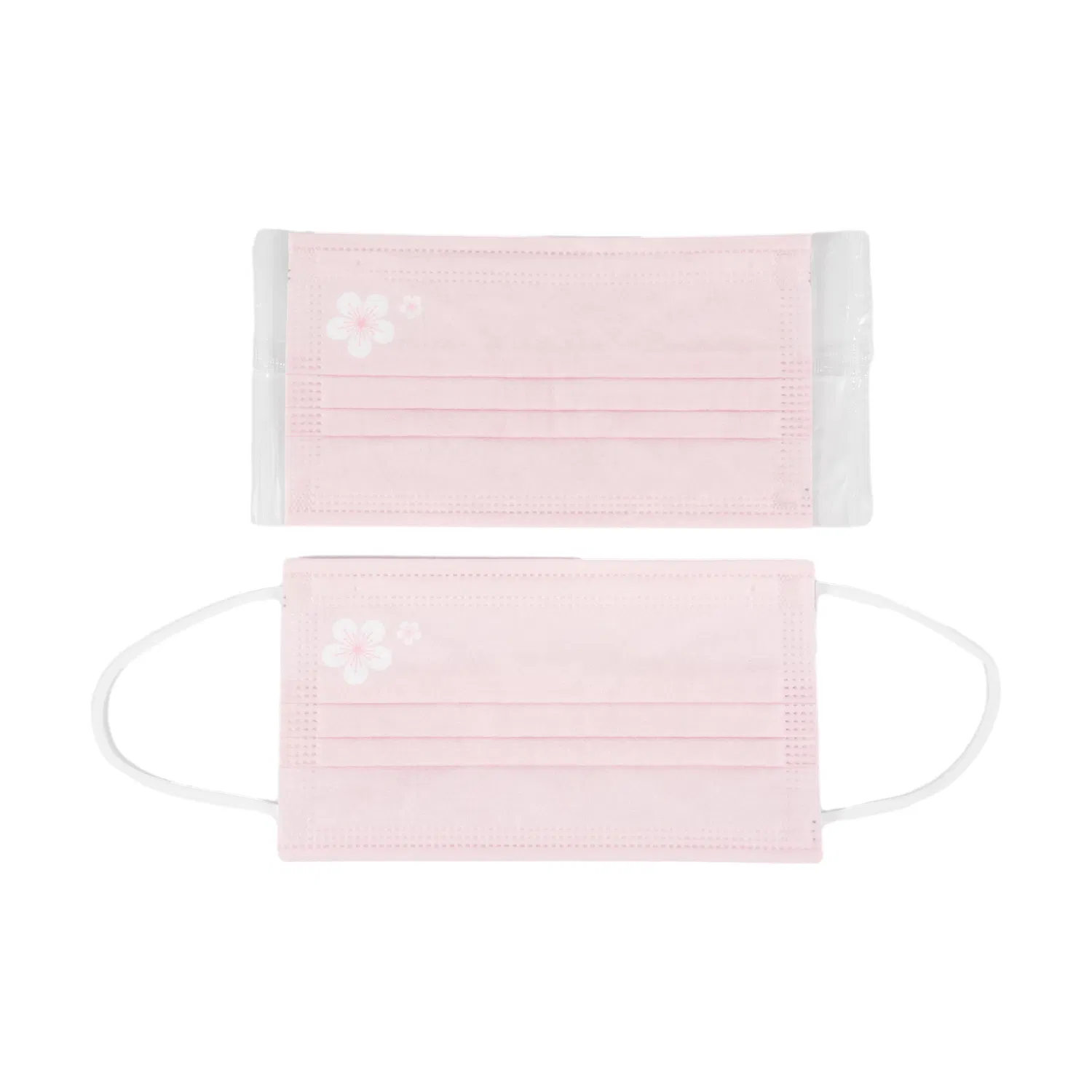 High Filtration Efficiency Dustproof Pink Disposable Face Shield