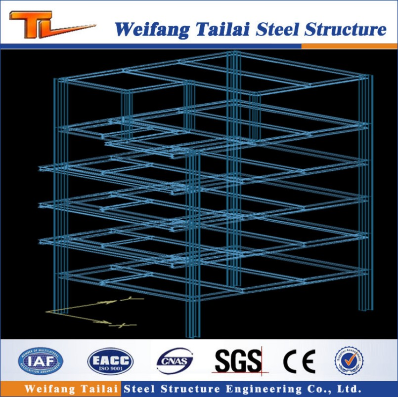Multilayer Steel Structure with Good Quality and Low Price Construction Apartment