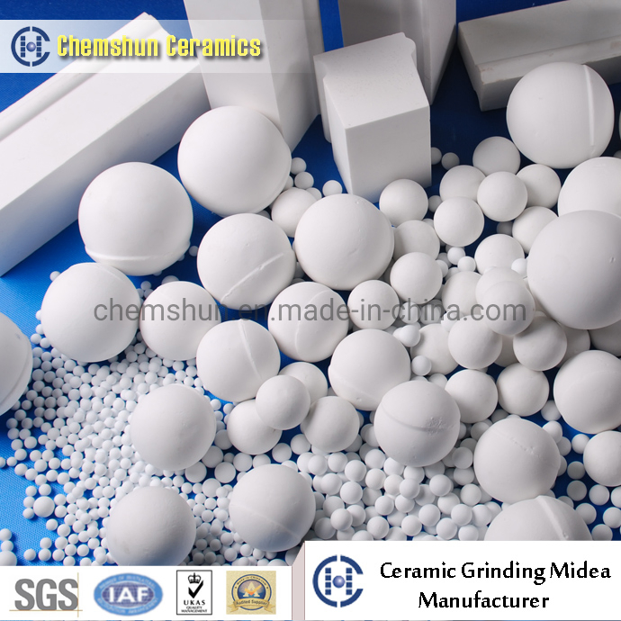 High Alumina Oxide Grinding Media Alumina Grinding Ceramic Ball 92 Al2O3