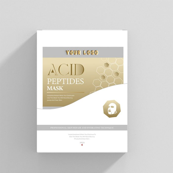 Custom Logo Facial Whitening Hydrating Acid Peptides Repair Facial Mask for Face