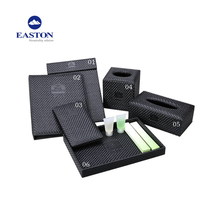 Classic Coffee Leather Folder Hotel Supply PU Leather Products Series