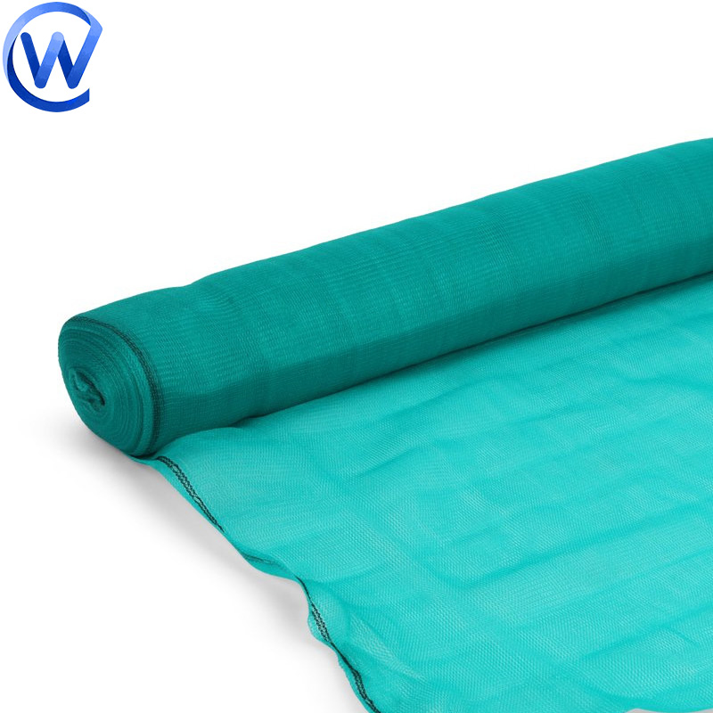 Supply Green Construction Woven Windbreak Scaffolding Shade Net 50mtr Roll Price for Construction