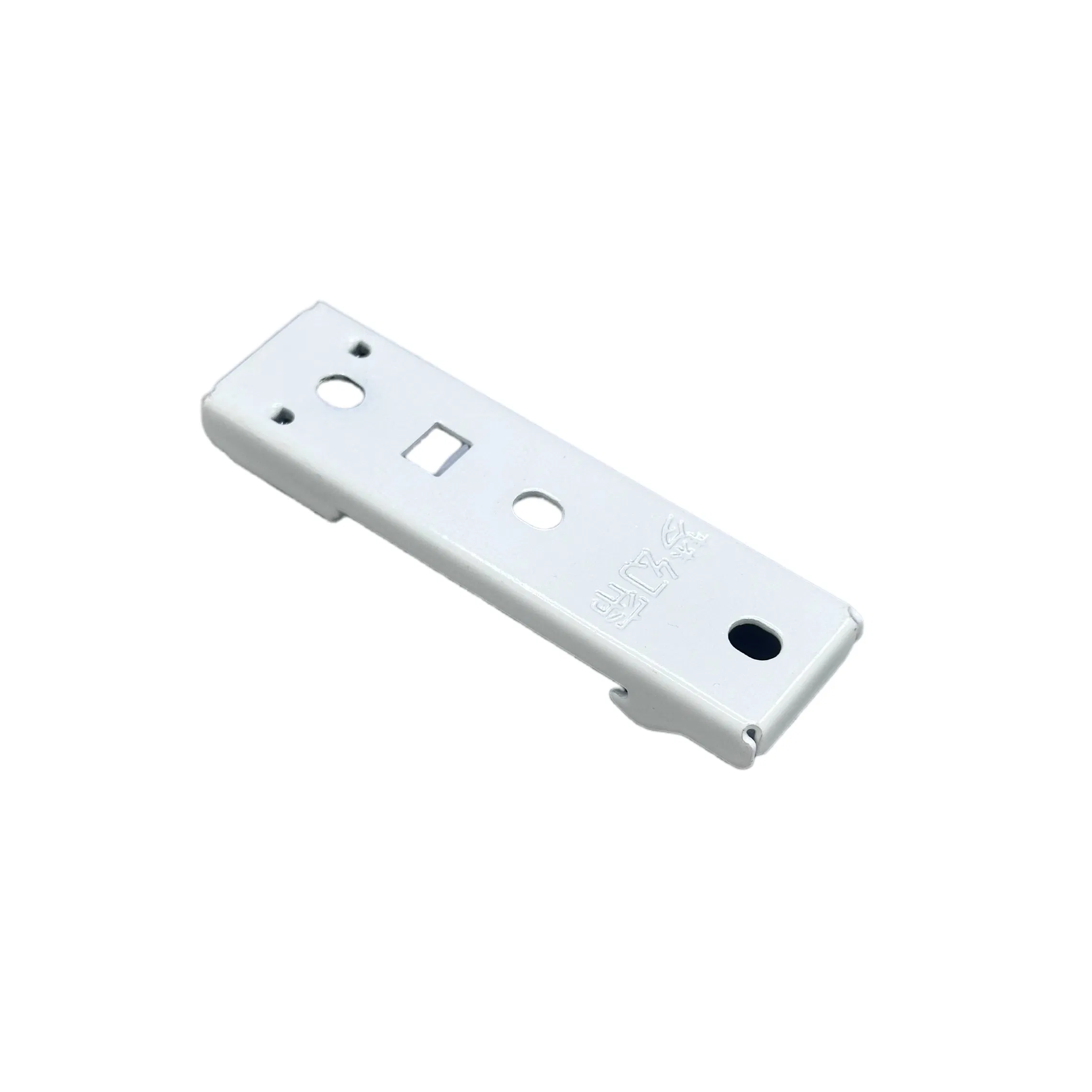 Safe Convenient Metal Two Layers Curtain Track Ceiling and Side Mounting Bracket