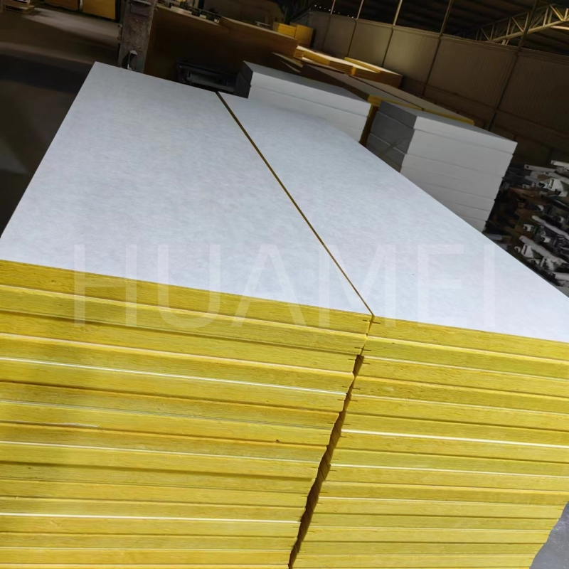 Fiberglass Acoustic Ceiling Panel Class a Fireproof Ceiling Tiles for Theater