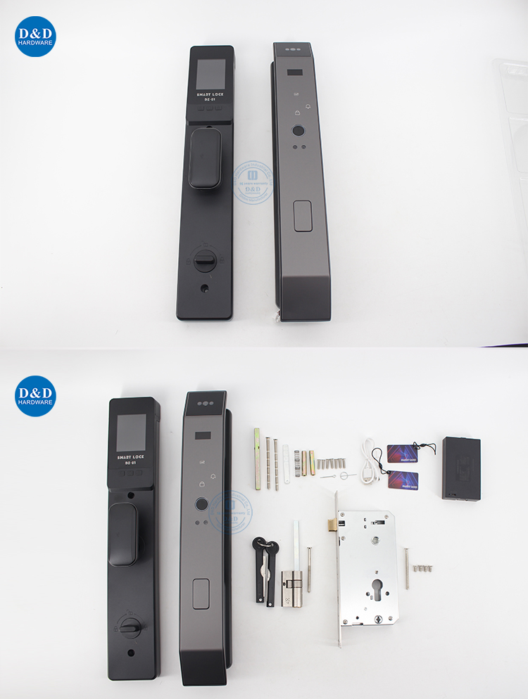 Remote Control Unlocking Entry Keyed Password Smart Touch Screen Door Intelligent Lock