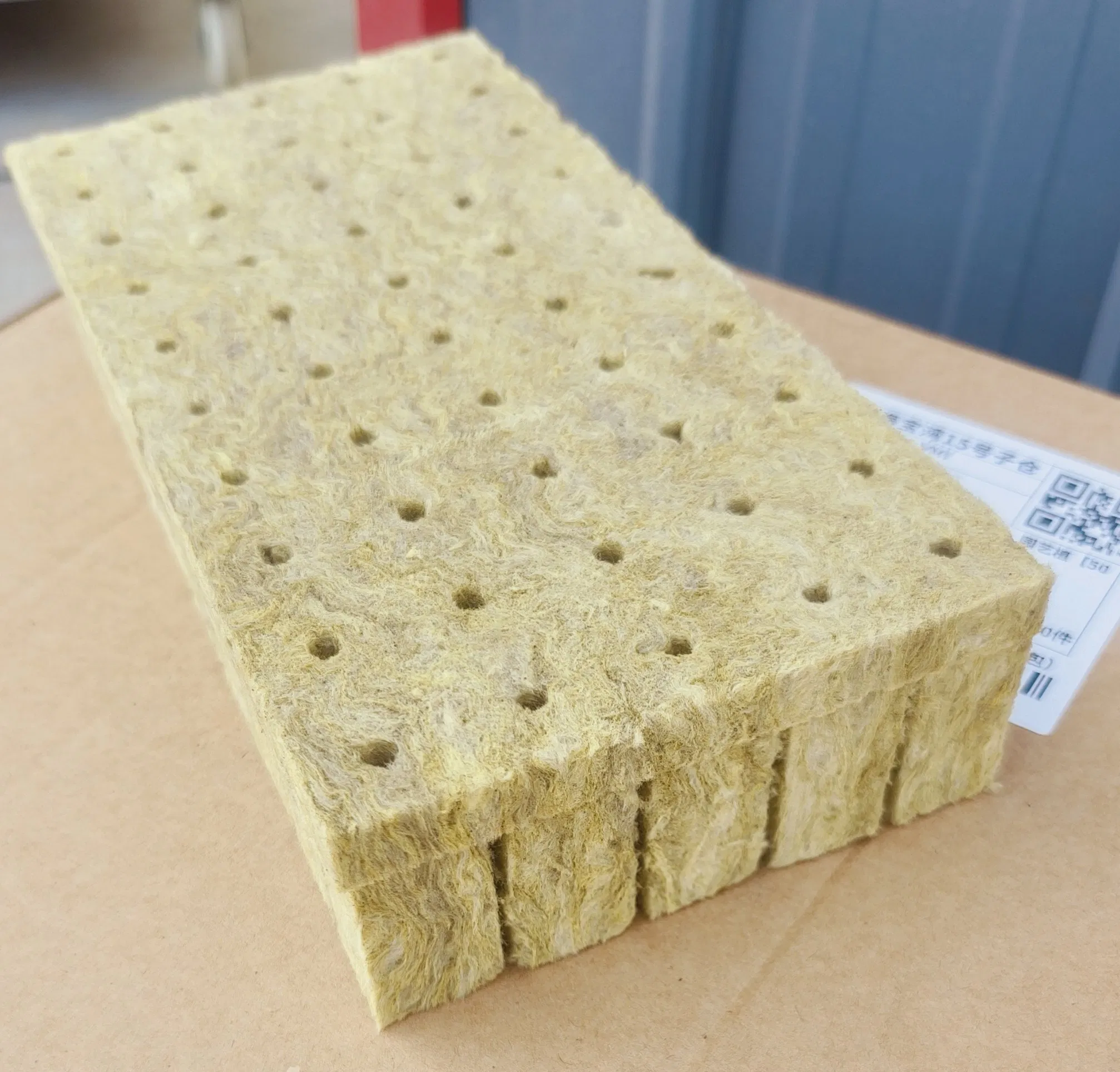 Greenhouse Seedling Rock Wool Grow Cube Agriculture Indoor Plant Seed Hydroponic Cultivation Rock Wool Planting Seedling Block