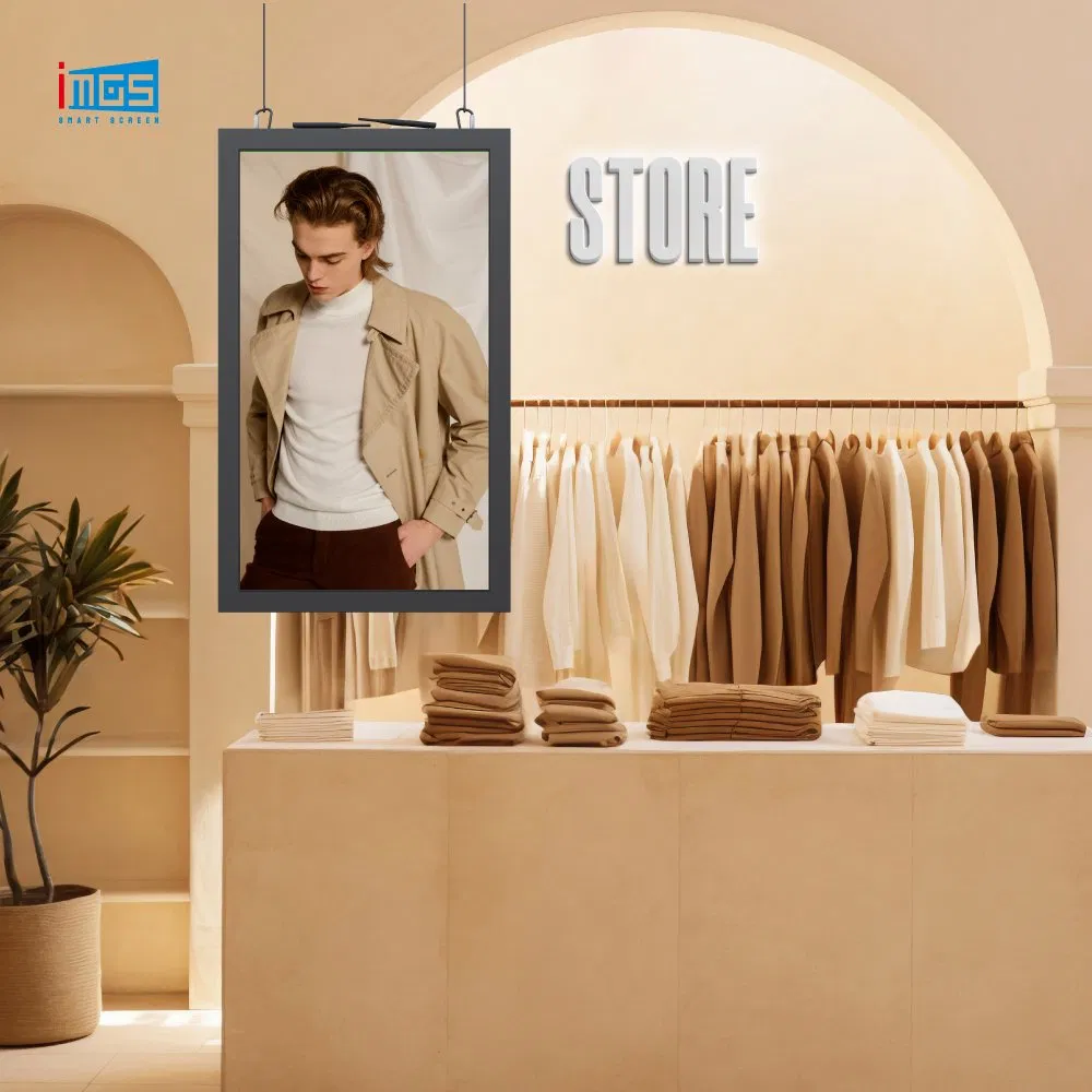 43-дюймовый яркий оконный LCD-дисплей с креплением