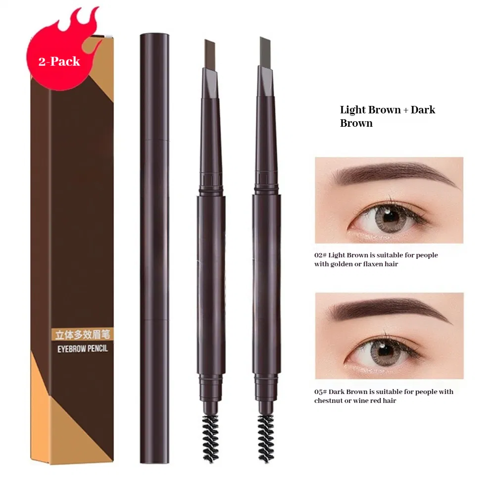 Spiral Push up Mechanical Brow Pencil with Fine Tip for Natural Look