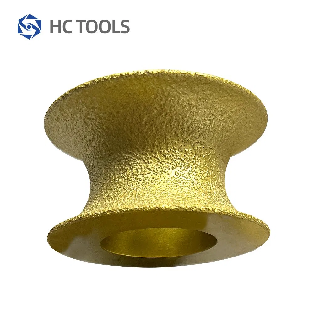 Hot Sale 75mm Vacuum Brazed Diamond Grinding Cup Wheel Edge Polishing for Pebble Marble