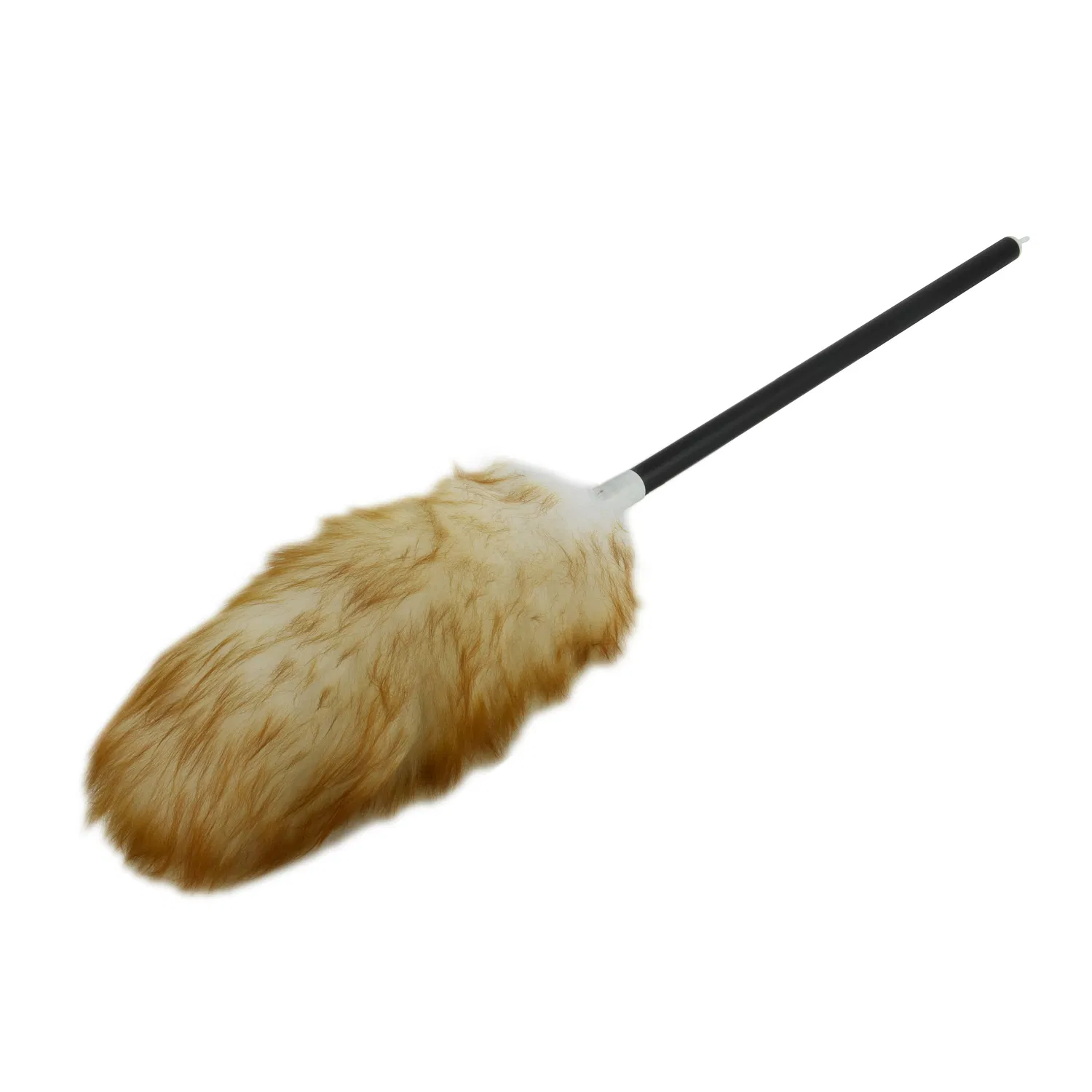 Esun Lambswool Duster Soft Fluffy Wool Duster with Wooden Handle Anti Static Cleaning Duster Brush Duster