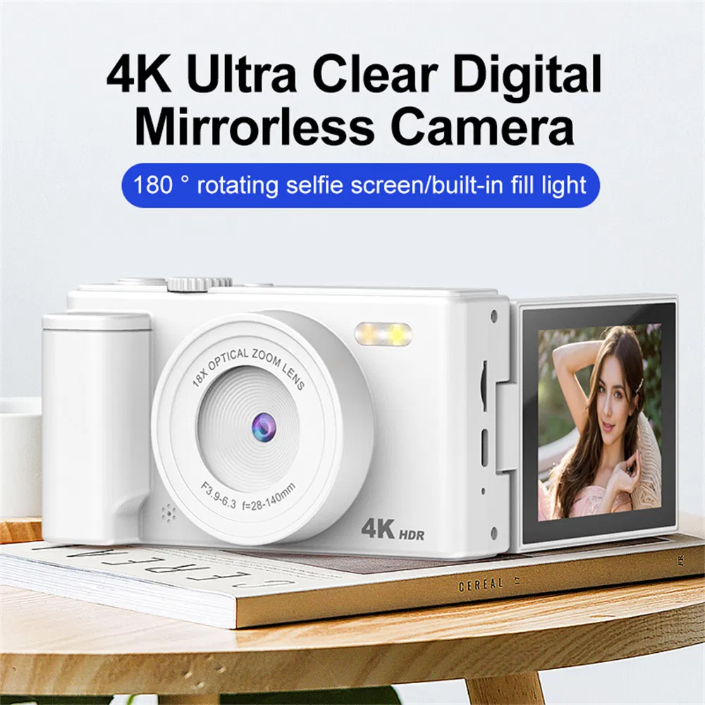 Цифровая камера H01 с поворотным экраном 2.8" и зумом 18X