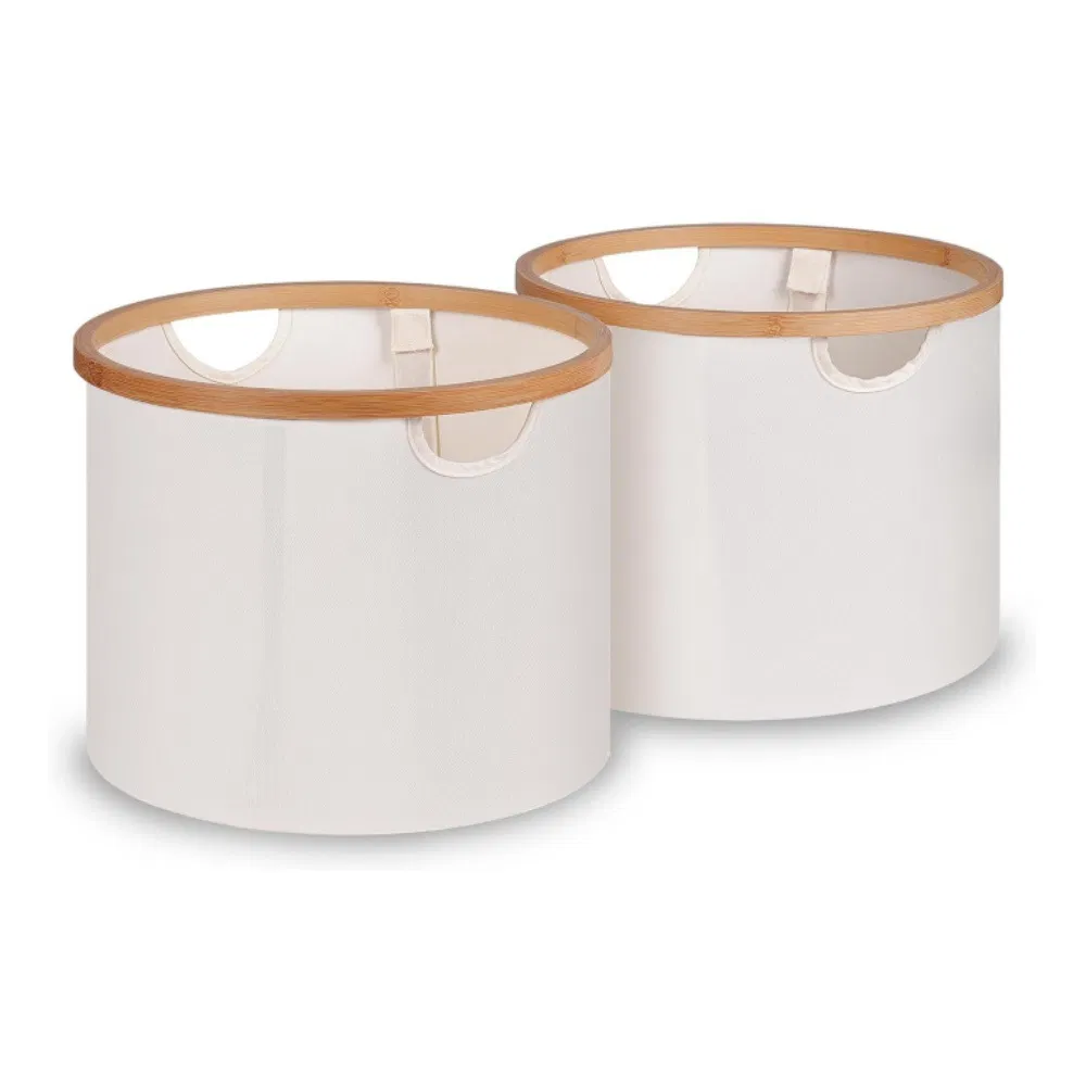 Desktop Miscellaneous Storage Basket, Fabric Covered Folding Storage Basket, Cosmetic Storage Basket