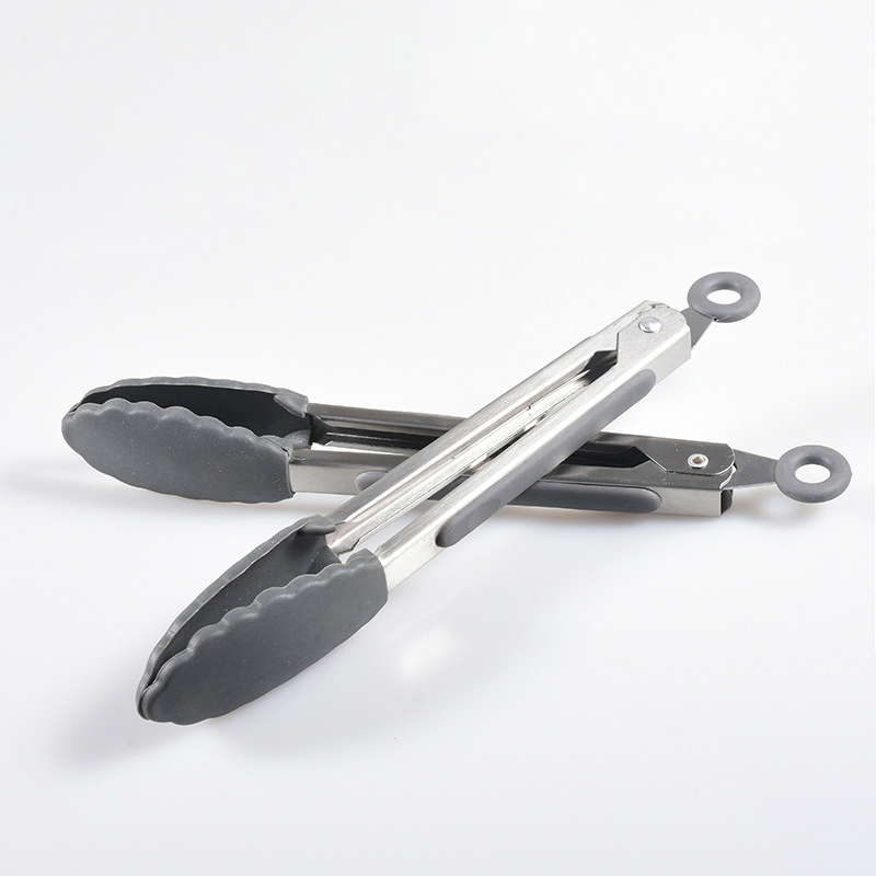 Customize 7 Inch Stainless Steel Cooking Utensils Kitchen Tongs