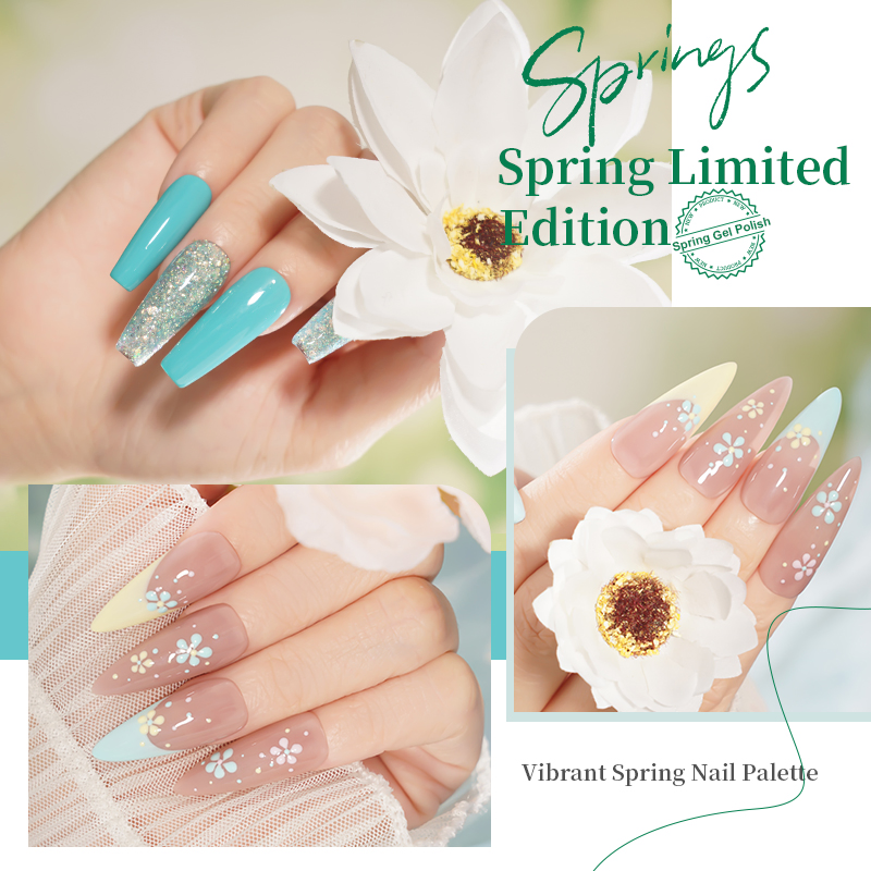 R S Nail Art Supplies OEM/ODM Long Lasting Wholesale UV Lamp Vegan Spring Colorful Gel Polish Varnish