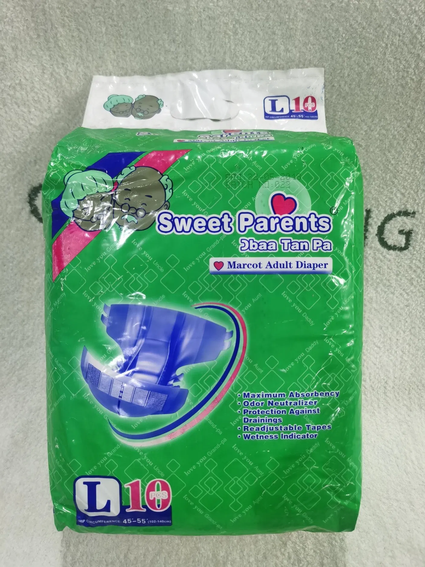 Cheapest Super Absorption Disposable Adult Diapers From China Manufacturer