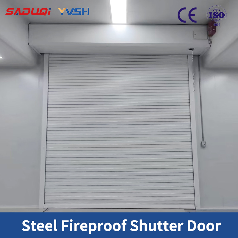 China Automatic New Interior High-Quality Internal Fire Safety Solution Security Rolling Steel Fireproof Roller Shutter Door