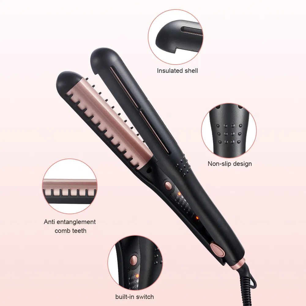 2025 All - Purpose Hair Straightener: Multi - Temp for Damaged to Coarse Hair, Rapid Heating, for Anti - Slip & Tangle - Free