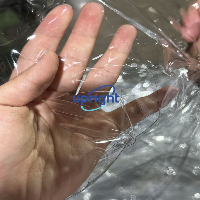 Upright Fireproof Non-Toxic 0.2mm 0.5mm Thickness Super Clear PVC Plastic Sheet for Plastic Jelly Bags and Pillow Blanket Quilt Textile Bags