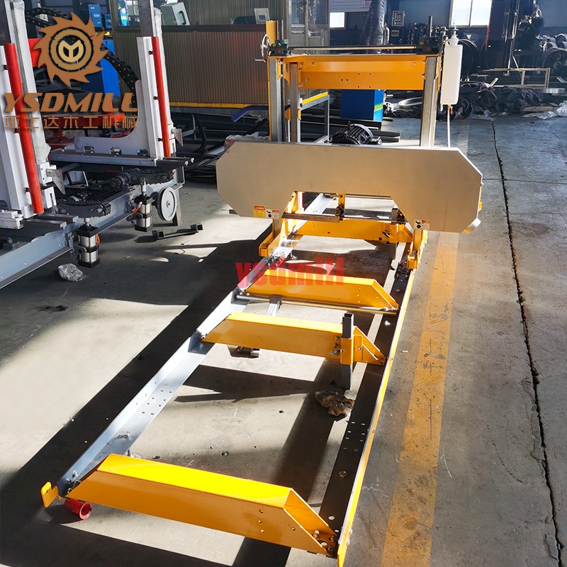 Ленточная пила по дереву портативная дизельная