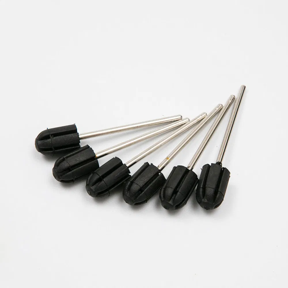 Diamond Manicure Art Set Supplies Sanding Cap Holder Rubber Pedicure Nail Drill Bits Kit