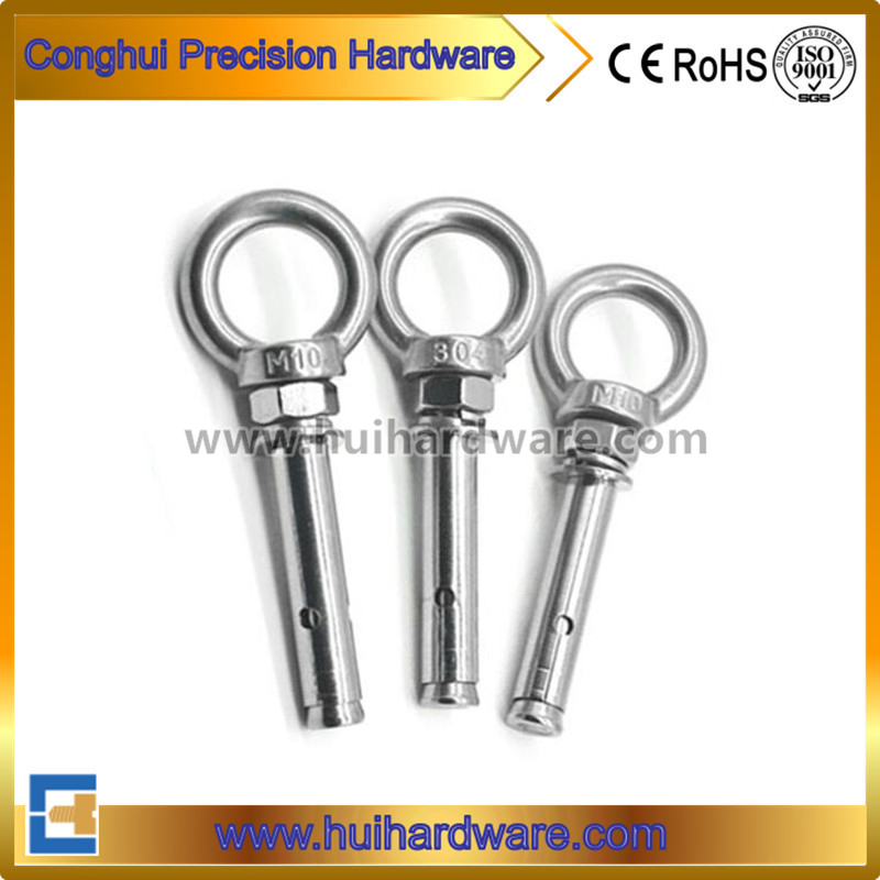 Винт анкерный с проушиной из нержавеющей стали 304