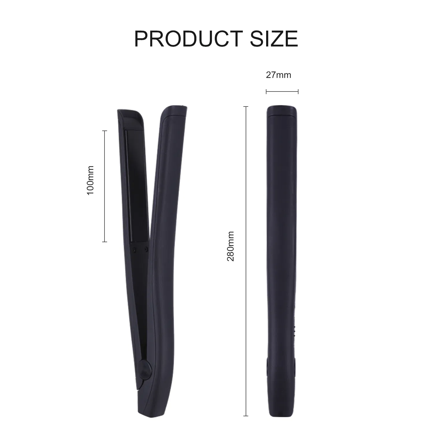 2 in 1 Hair Curler Professional Customized Flat Iron Hair Straightener