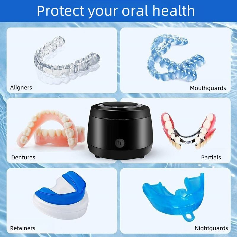 Small Ultrasonic Cleaning Machine for Braces UV Electric Toothbrush Sterilizer