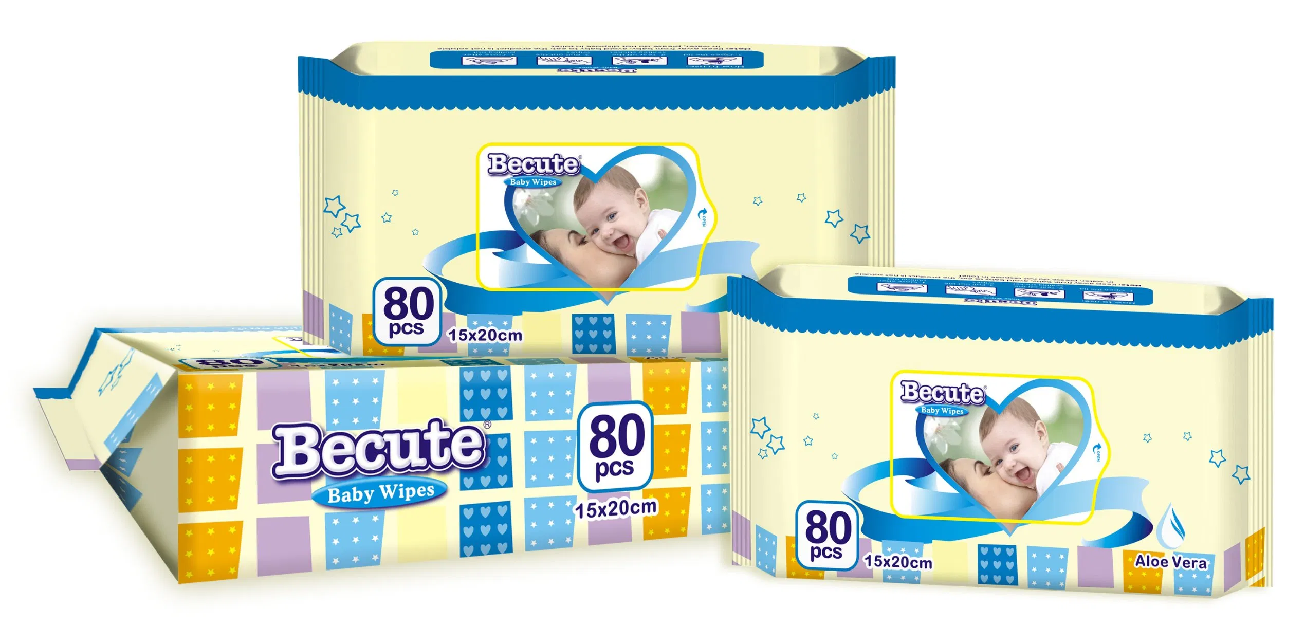 Soft Wet Wipes for Cleaning Baby Purified Wipes