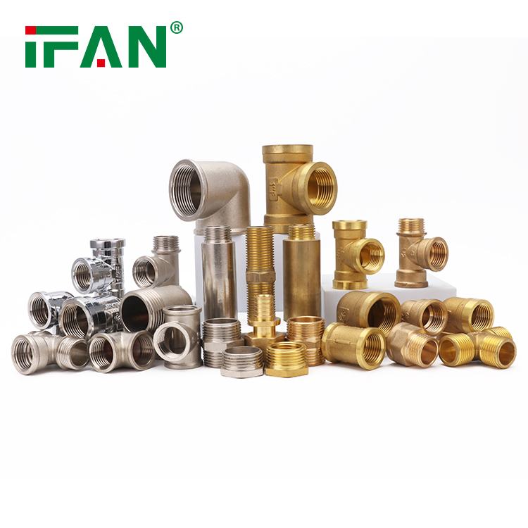Ifan Plastic Brass Female Male Threaded Brass Bibcock Tap Ball Valve Fittings CPVC UPVC HDPE Pph Pex Push PPR PVC Pipe Fitting for Water Gas Irrigation