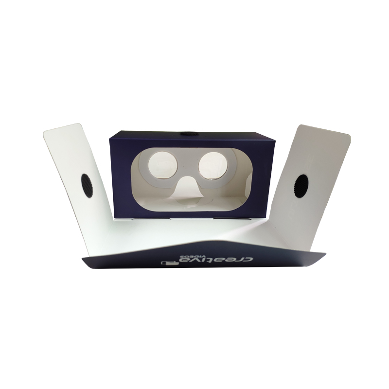 2022 Flat Custom Google Vr Cardboard Glasses Vr Google Cardboard 3D Vr Viewer