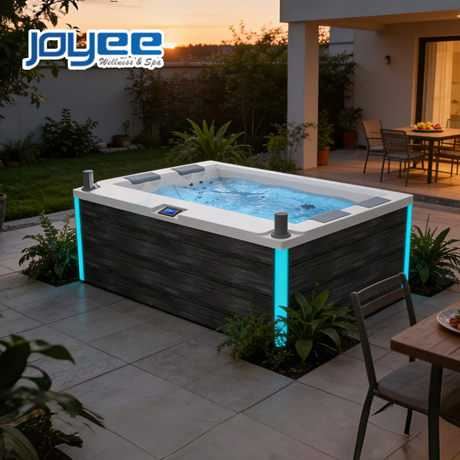 Гидромассажная ванна Joyee Garden SPA Catania на 4 персоны