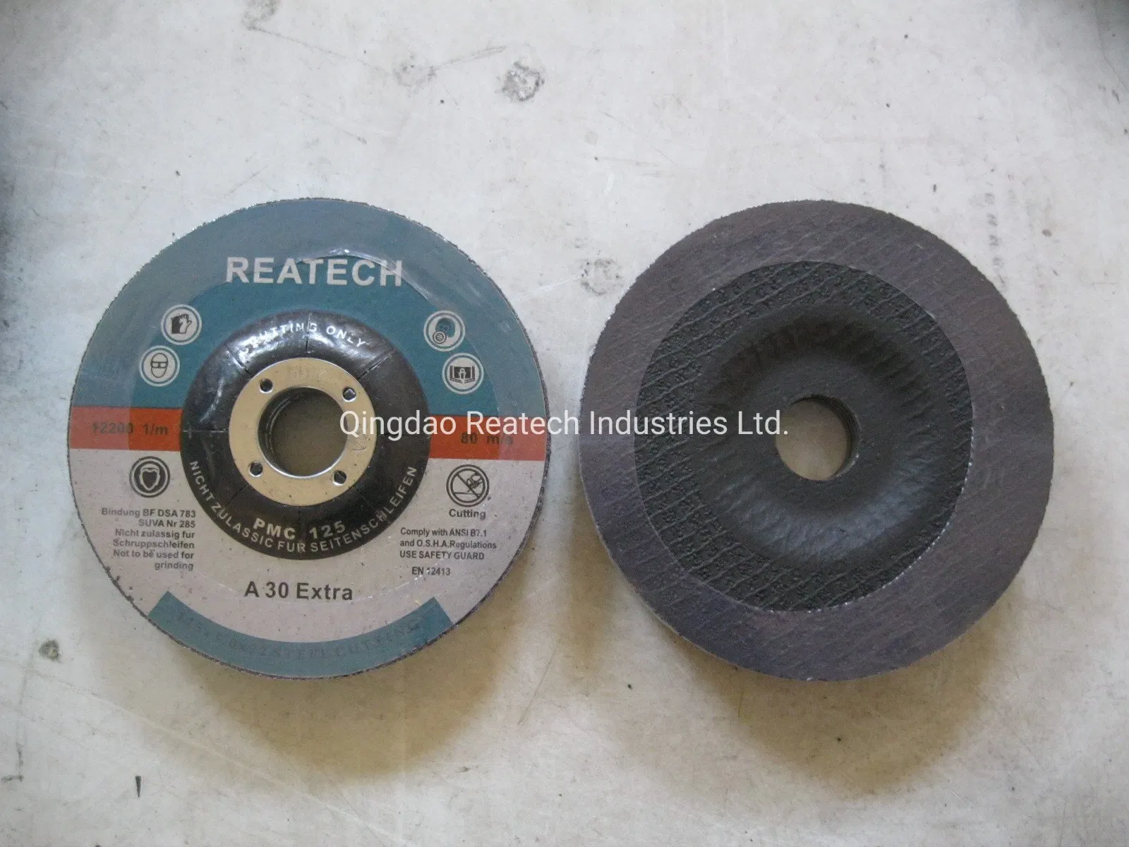 Type 42 Abrasive Depressed Center Metal Cutting Disc