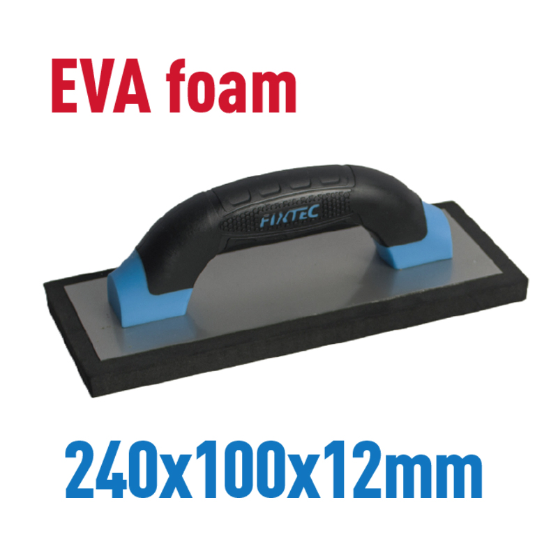 Fixtec Manufacture Construction Hand Tools Tile Concrete Tools Putty Plaster EVA Rubber Grout Float