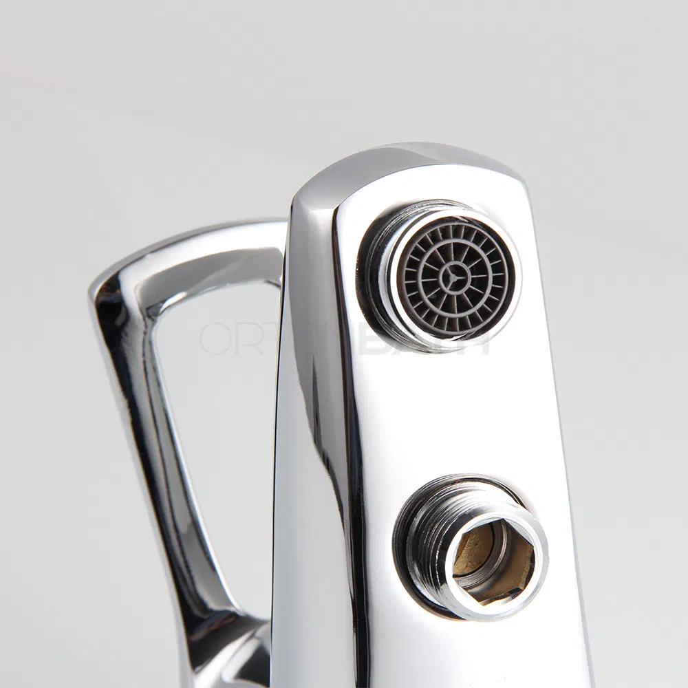 Ortonbath High Quality Bathroom Shower Faucet Set Bathtub Brass Chrome Hot Cold Water Mixer Tap Copper Bath Mixer Taps Accessories