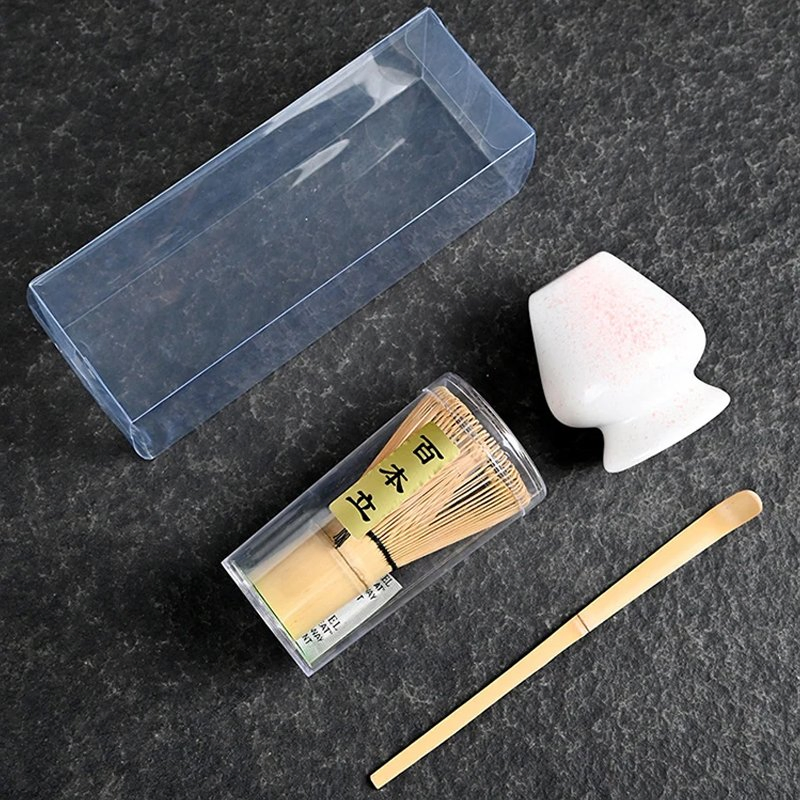 Japanese Matcha Tea Set Suit Benli Tea Brush Song Dynasty Tools Three-Piece Set Tea Whisk