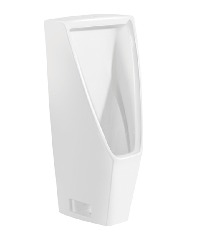 Chaozhou Manufacturer Floor Standing Urinal with Concealed Senor Flusher White Bathroom Urinal