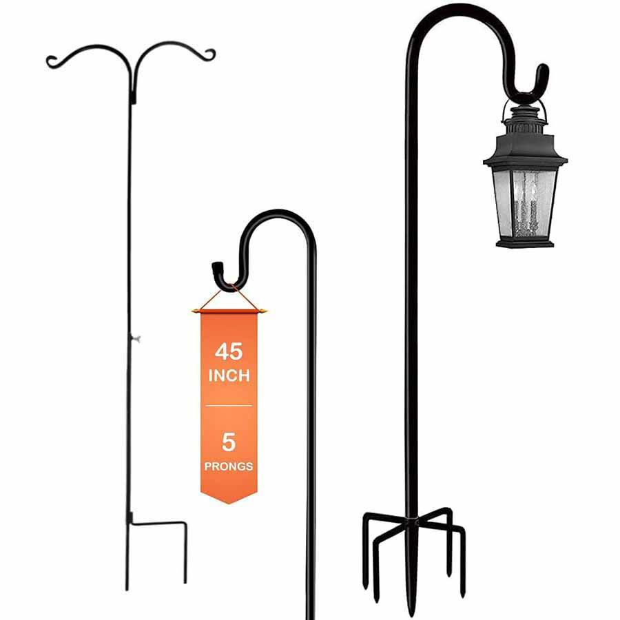 Steel Metal Outdoor Garden Shepherd Hook