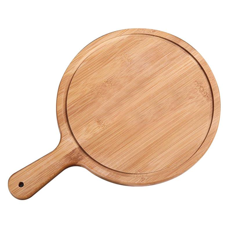 Bamboo Round Handle Pizza Cutting Board Kitchen Product with Factory Price