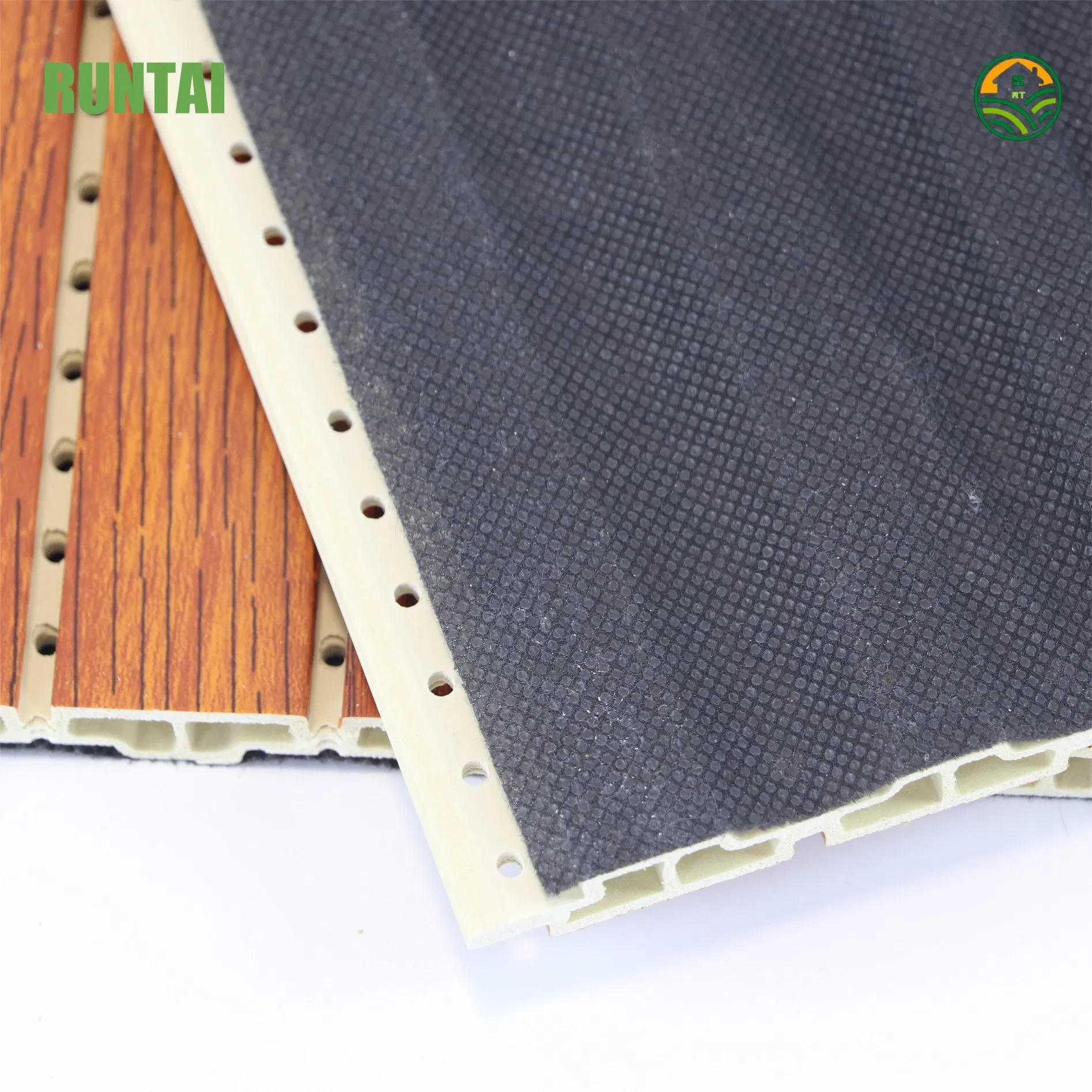 Building Material Decoration Customized Absorbing WPC Wall Panels for Interior