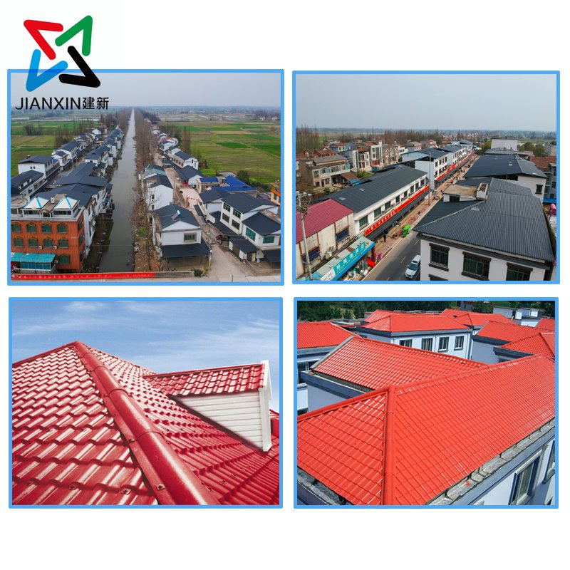 Испанская черепица из синтетической смолы ASA, устойчивая к УФ