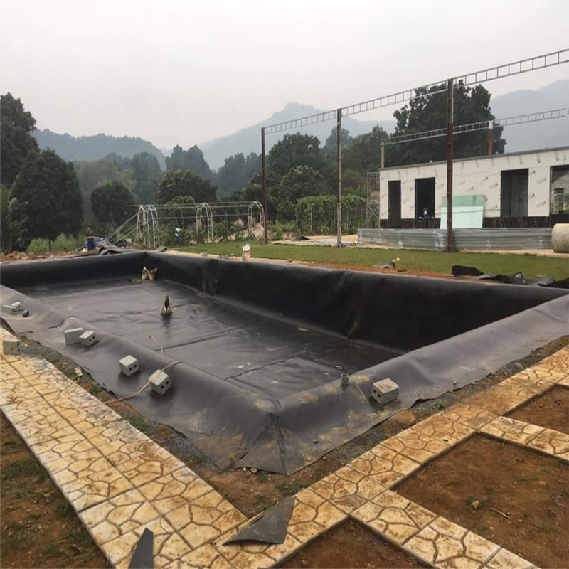 China HDPE Geomembrane Canal Liner Supplier with GM 13 Standard 0.3-3.0mm Thickness