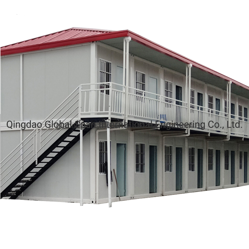 China Luxury Prefab Portable Caravan Wooden Mobile Camp Steel Structure Building Modular Tiny Prefabricated Office Home Container House