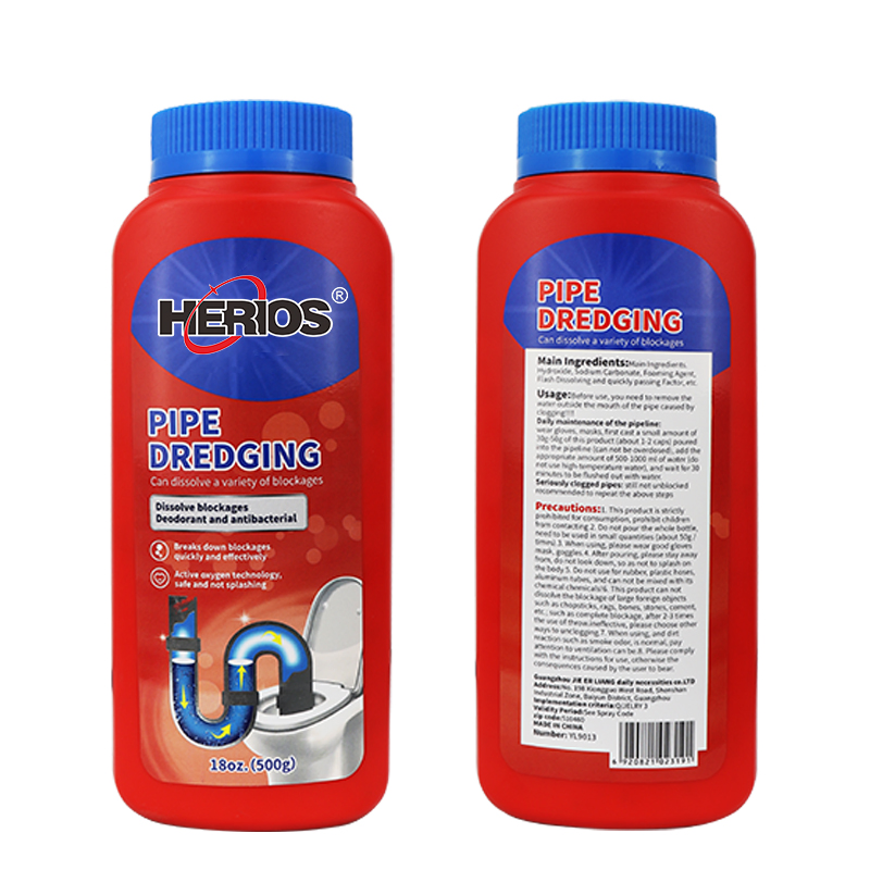 500g Bathroom Kitchen Pipe Cleaner Pipe Dredging Agent Sink Drain Cleaner