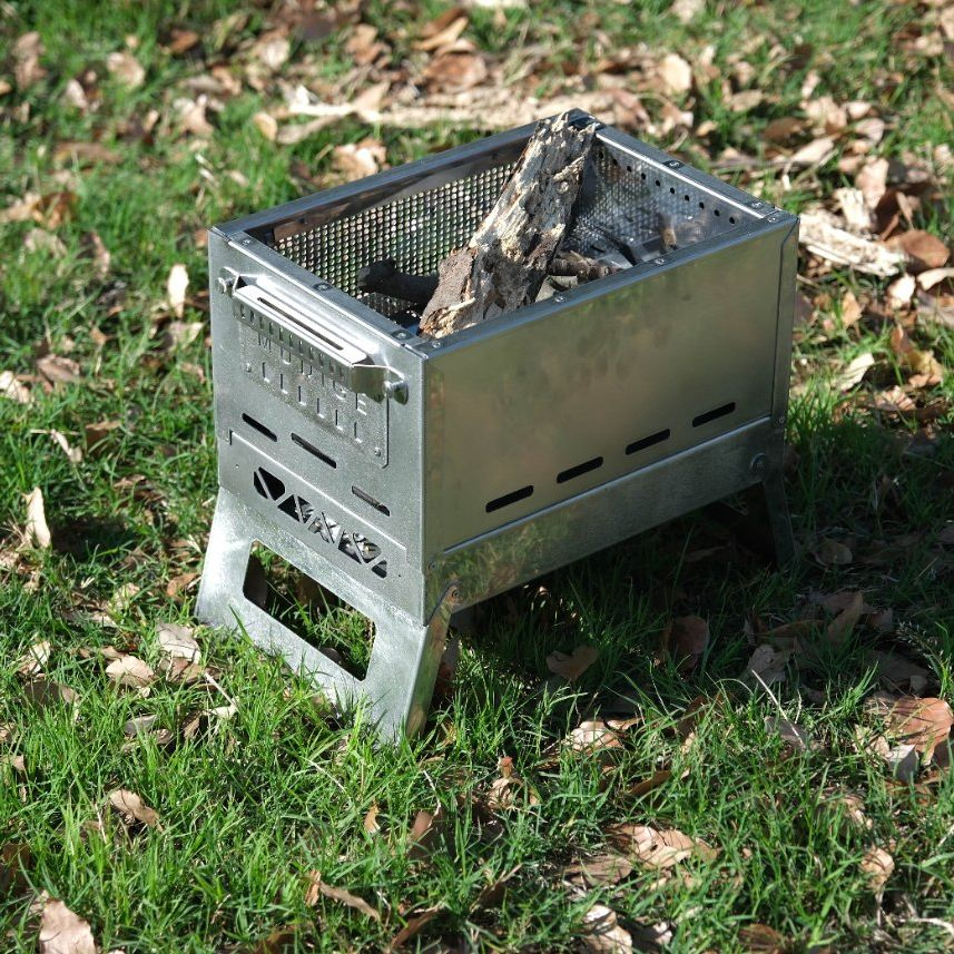 Fire Pit a Burning Fire Pit for Barbecuing During Outdoor Camping