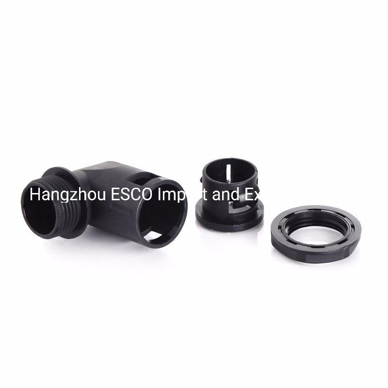 Nylon 90 Degree Quick Conduit Connector for Plastic Flexible Conduit