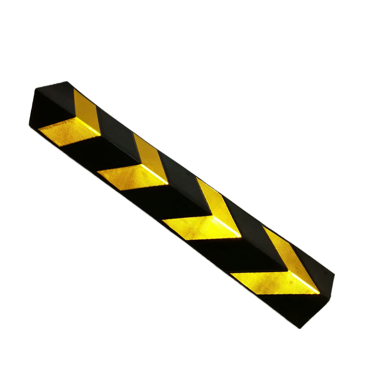 800mm Yellow and Black Reflective Rubber Corner Guard