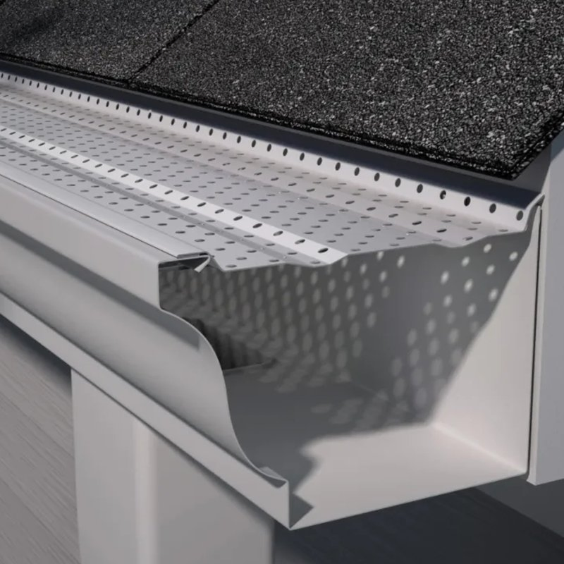 High Filtration Efficient Protective Metal Gutter Guard Mesh for Shopping Mall Gutters
