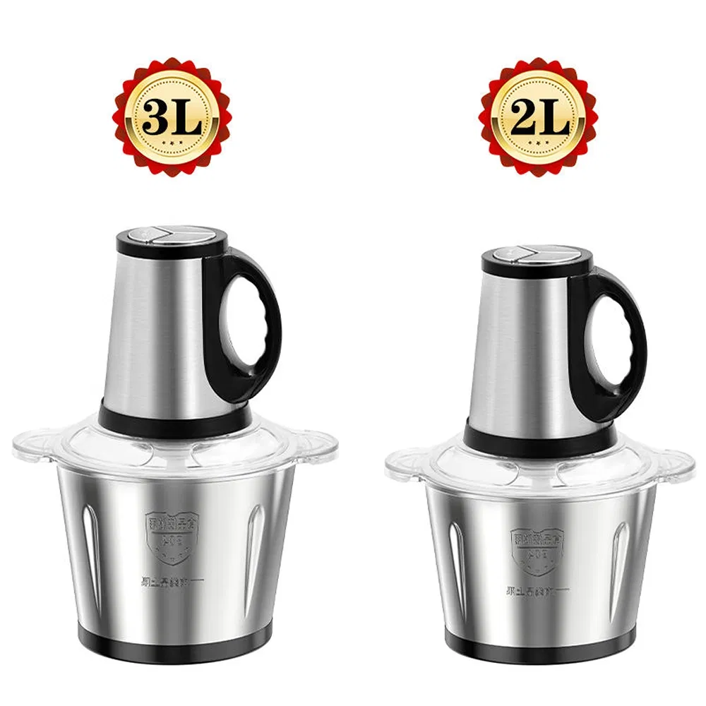 Automatic 2L 3L Electric Vegetable Stainless Multifunctional Meat Grinder for Machine