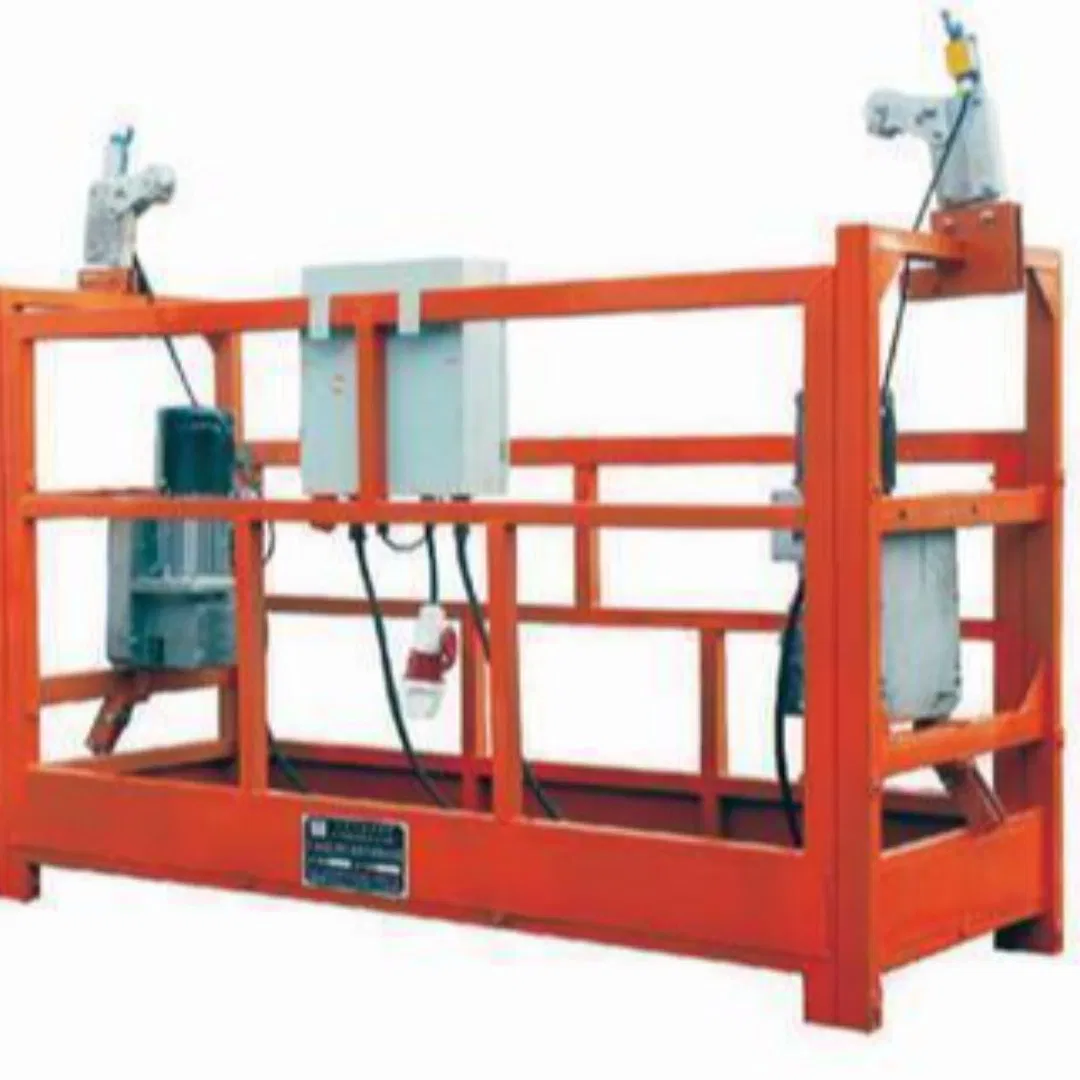 China Manufacturer Facade Cleaning Zlp630 Galvanized Electric Scaffolding Suspended Platform