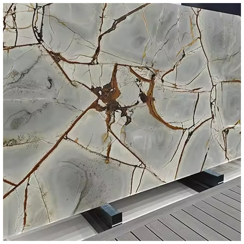 Luxury Brazilian Exotic Blue Roma Quartzite for Countertops and Tables